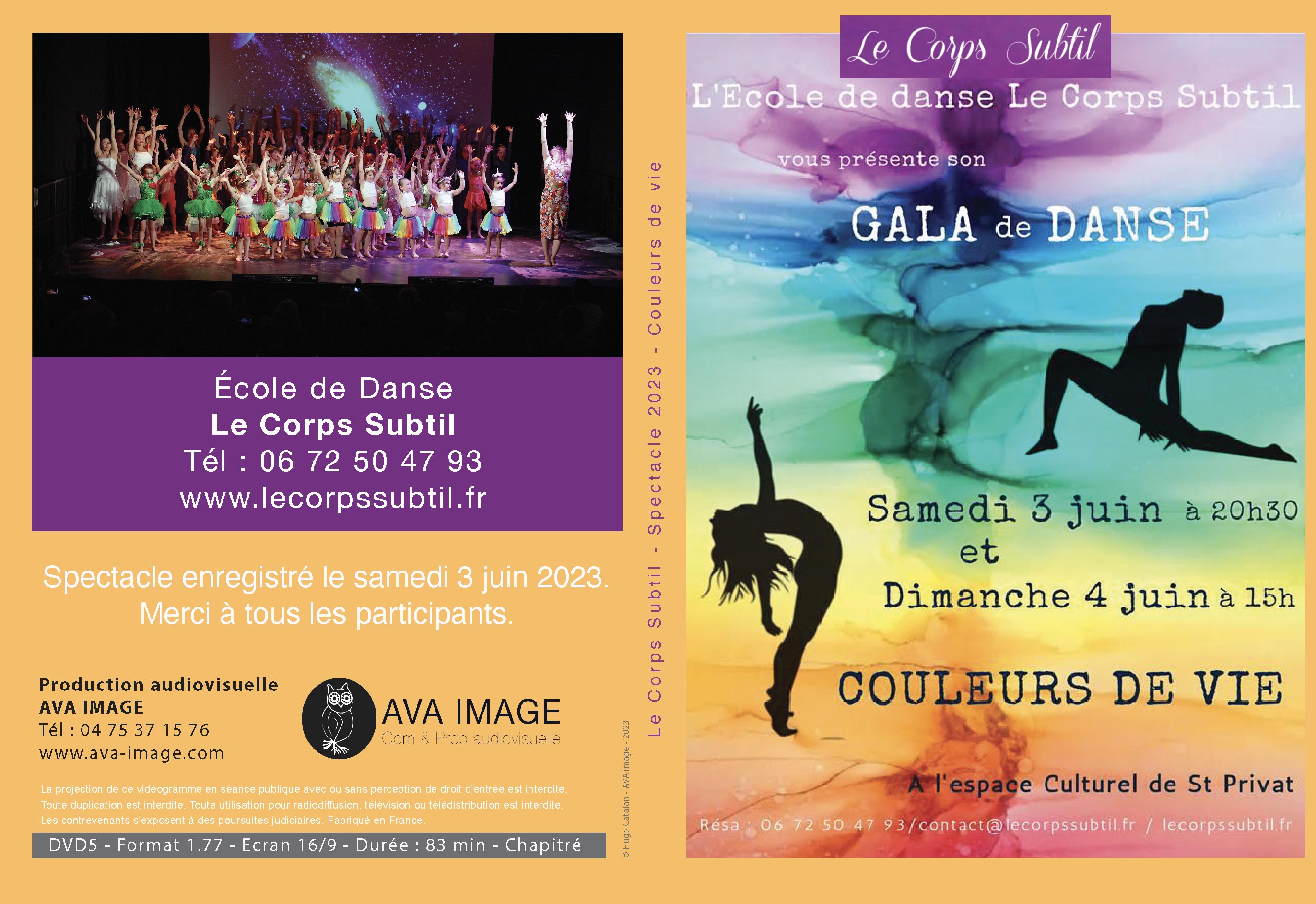 Jaquette documentaire Le Corps Subtil 2023 – disponible en téléchargement, clé USB HD et DVD