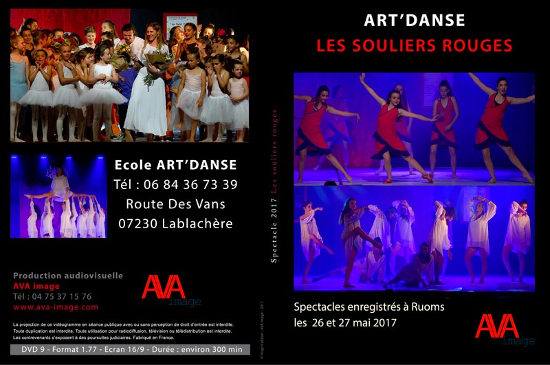 Jaquette du spectacle Art Danse 2017 en DVD