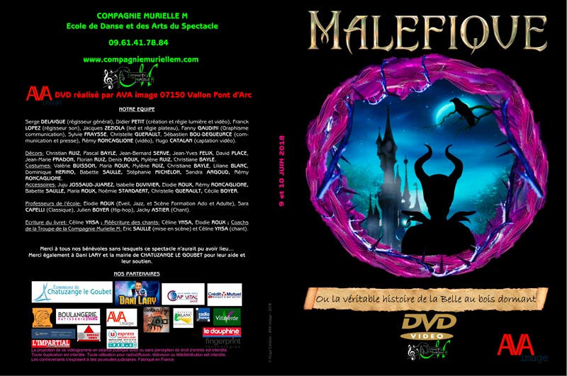 Jaquette DVD Compagnie Murielle M 2018 - spectacle complet