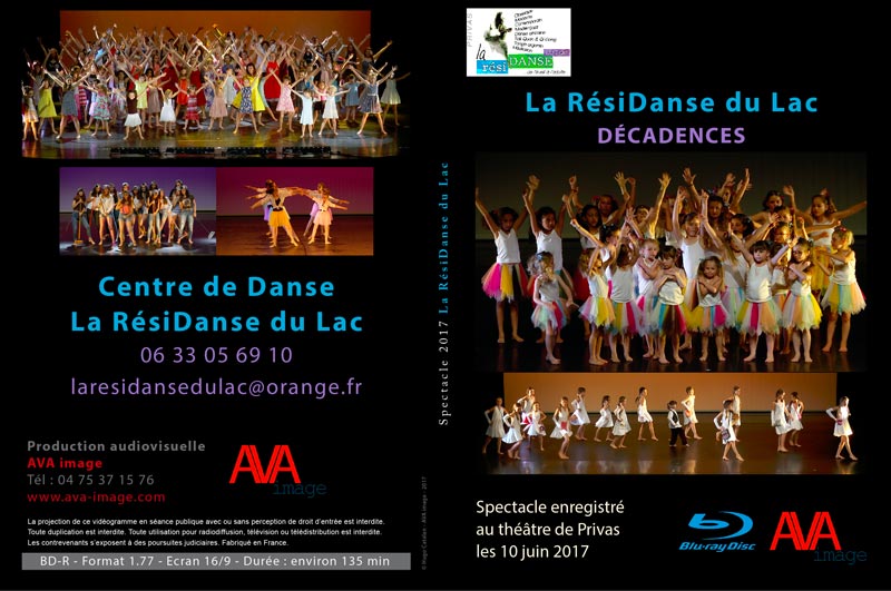 Jaquette BluRay du spectacle La RésidanSe du Lac 2017