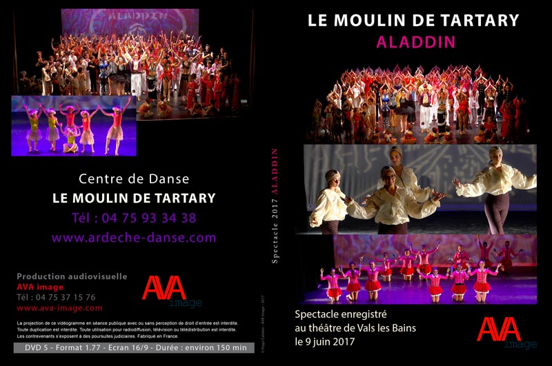 Jaquette DVD du spectacle Le Moulin de Tartary 2017