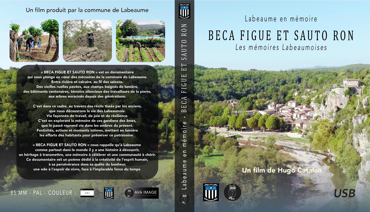 USB documentaire BECA FIGUE et SAUTO RON – Les mémoires labeaumoises (83 minutes)