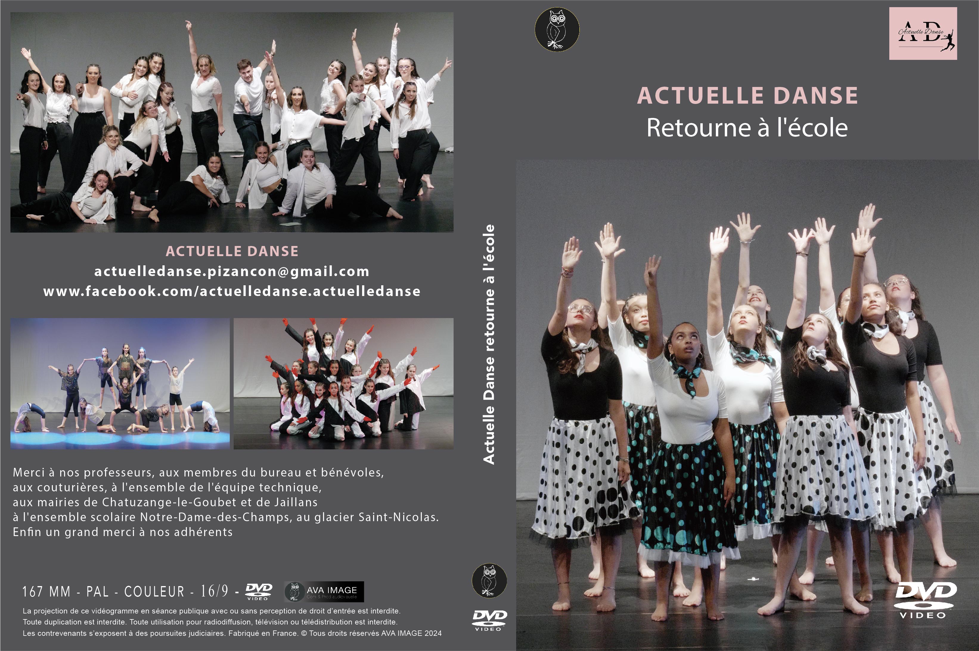 Jaquette DVD Actuelle Danse 2024 – captation du spectacle en définition standard