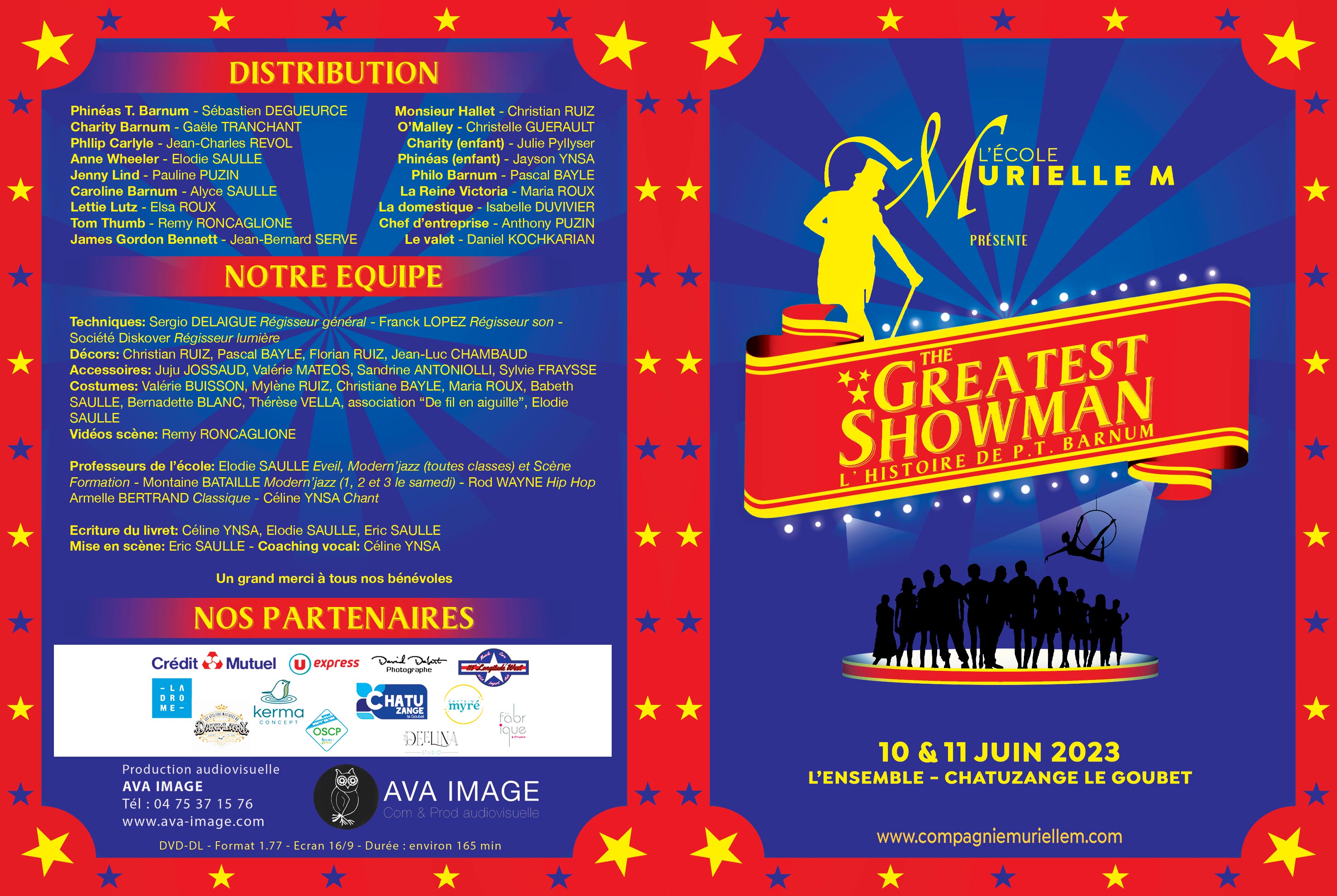 Jaquette DVD Compagnie Murielle M 2023 – spectacle filmé en Ardèche