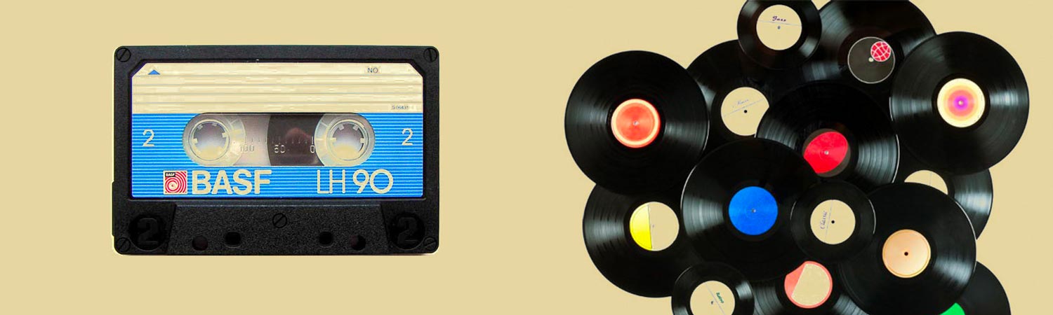 Transfert de disques vinyles et K7 audio