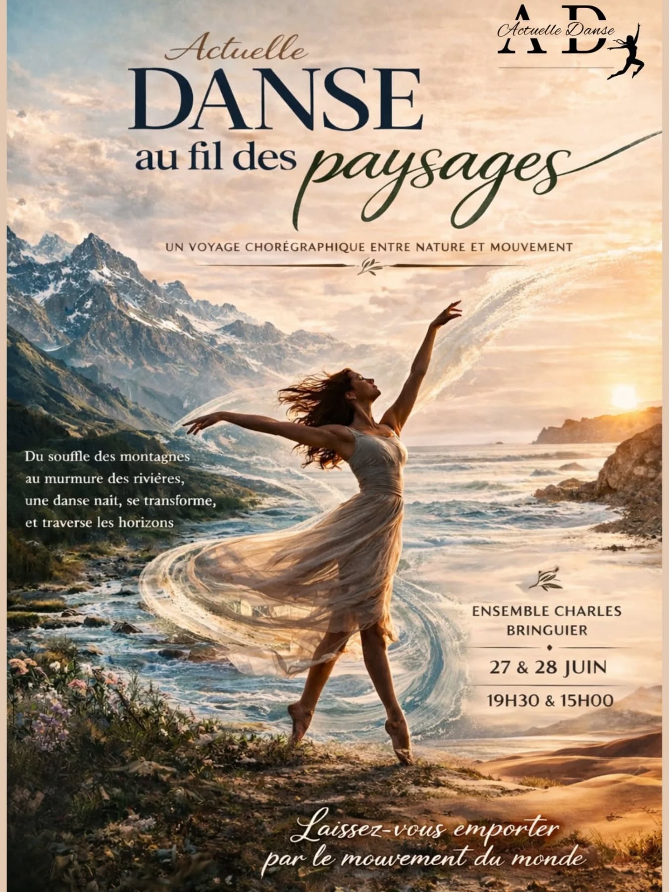 Affiche spectacle Actuelle Danse 2026