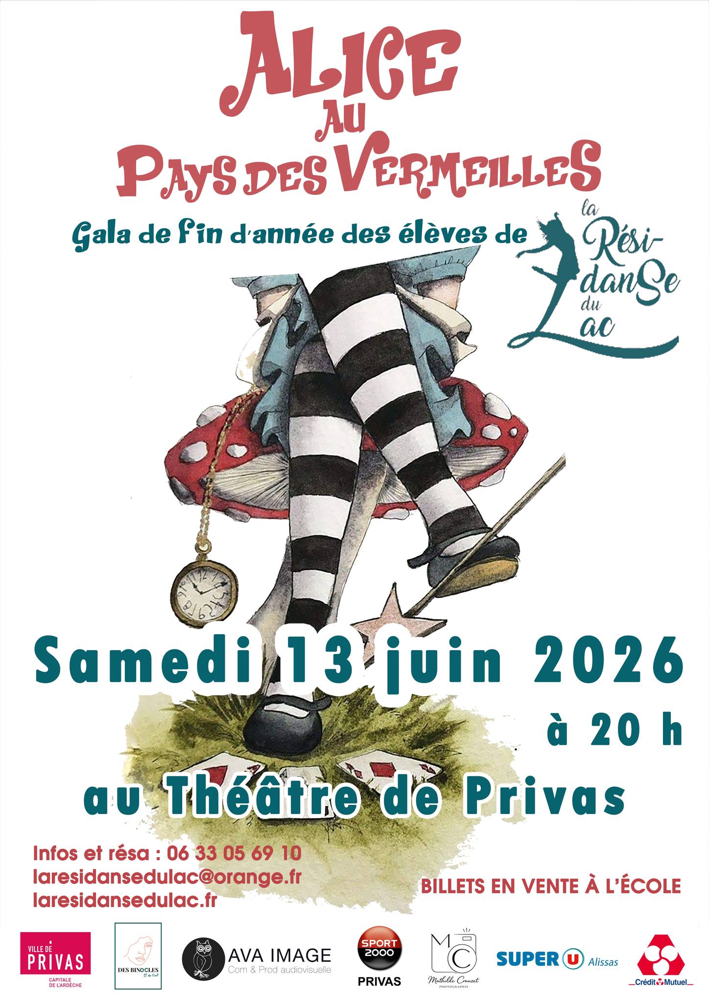 Affiche du spectacle 2026 La RésidanSe du Lac